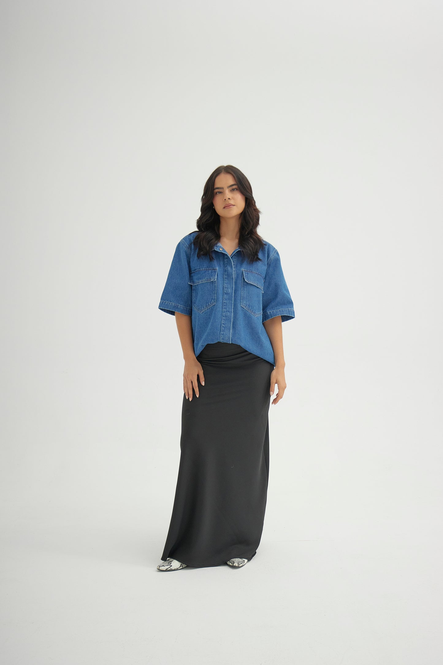 Satén Skirt