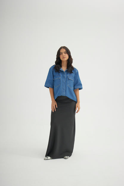 Satén Skirt
