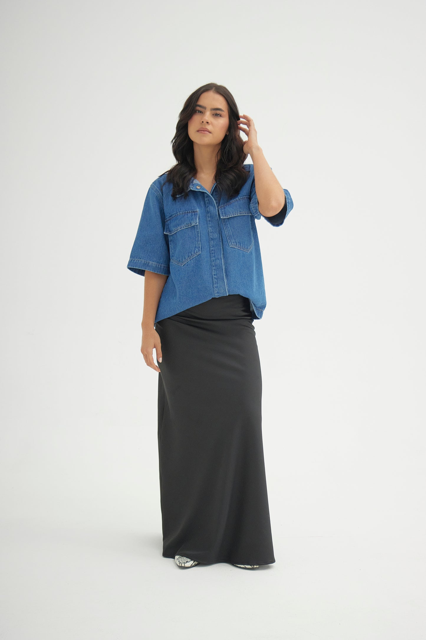 Satén Skirt